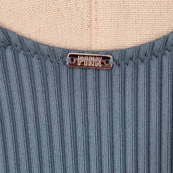 VS Pink Strappy Side Ribbed One Piece size small Swimwear - Picture 3 of 10